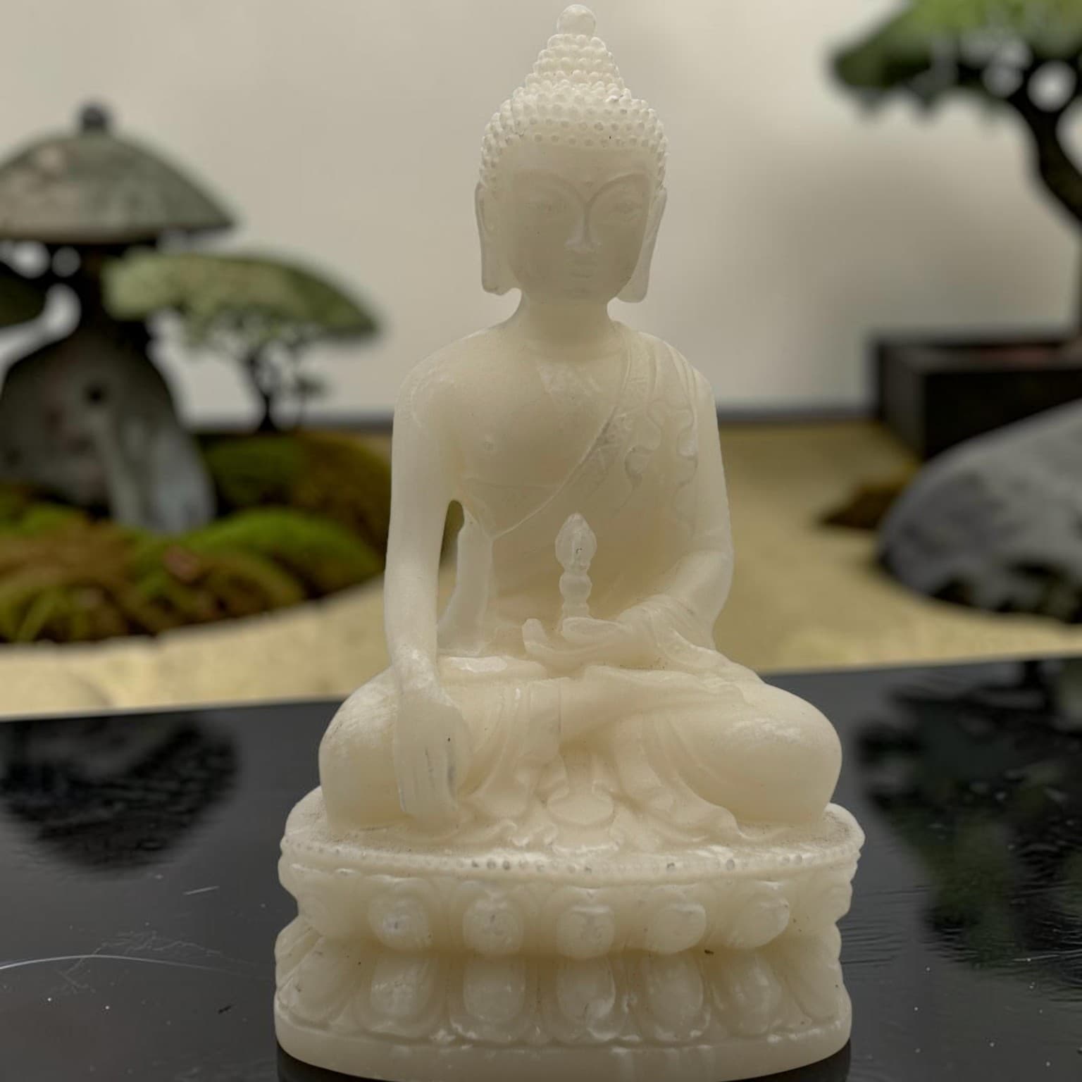 Premium Marble Gautam Buddha Idol – Handcrafted Meditation & Spiritual Statue