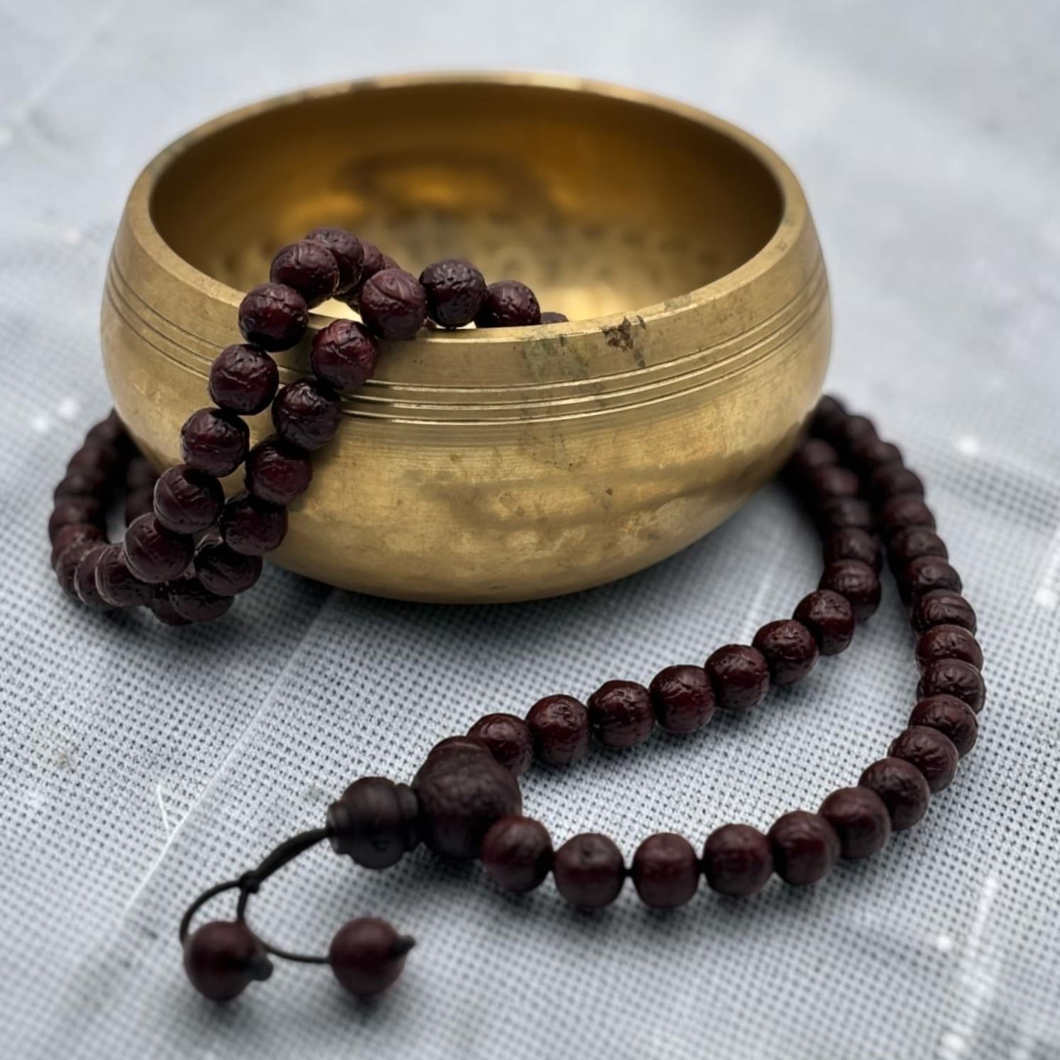 Premium 10mm Chinese Bodhi Seed Mala – Handcrafted Meditation & Prayer Beads