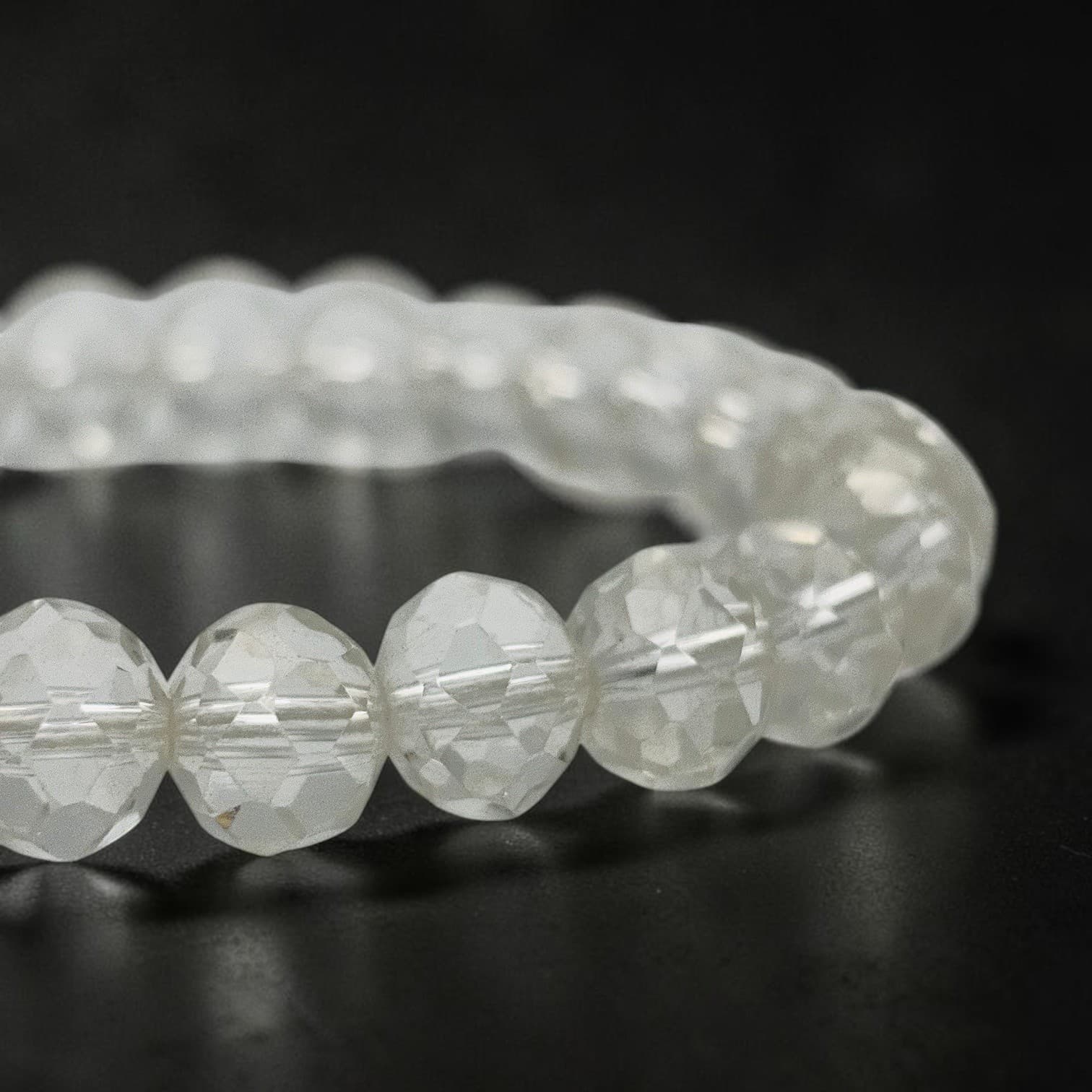Premium 10mm Crystal Beads Necklace – 22 Inch