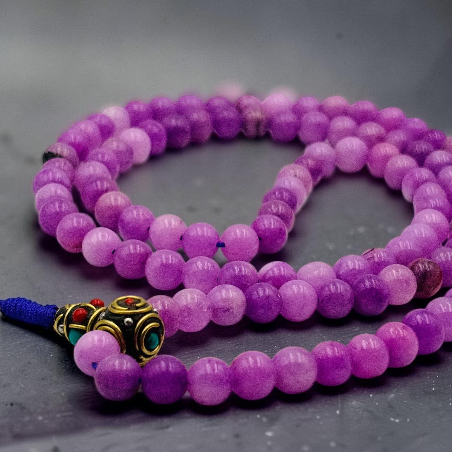 remium 10mm Amethyst Crystal Necklace – 22 Inch