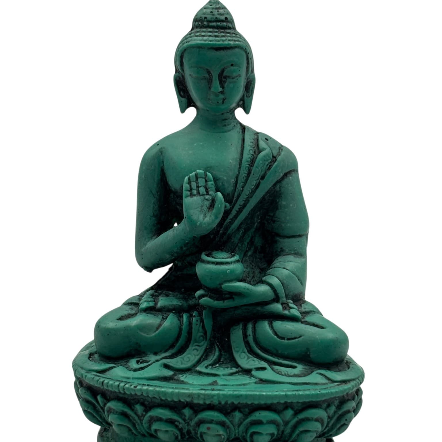 Meditating Gautam Buddha Idol 14 cm, 415g – Buddha Statue for Home, Meditation, Office & Deco